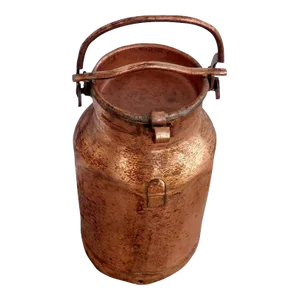 Antique Brass Milk Can