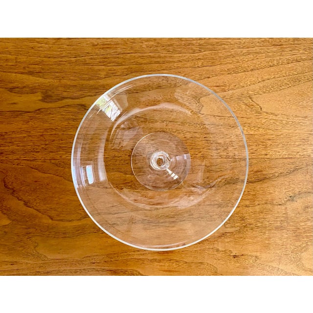 Elegant and delicate compote with twisted stem from the early to mid 20th century. Perfect centerpiece to fill with...