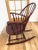 American Vintage Nichols and Stone Mahogany Windsor Rocker For Sale - Image 3 of 10