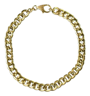 14k Gold Italian Link Bracelet Vintage