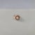 Double Halo Pearl & Ruby Ring 7MM Pearl 14k Yellow Gold, Size 7 For Sale - Image 4 of 5