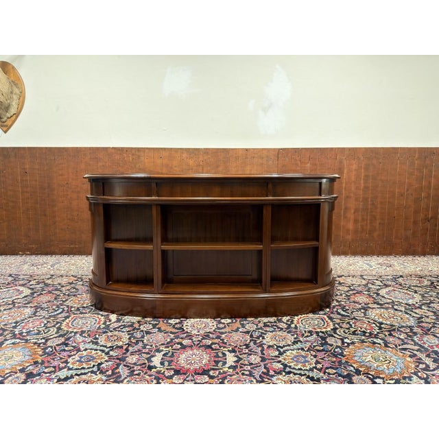 English Kidney-Shaped Chesterfield Desk For Sale - Image 6 of 17