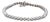 0.80ctw Diamond Tennis Bracelet 10k White Gold 6.75" 3mm For Sale