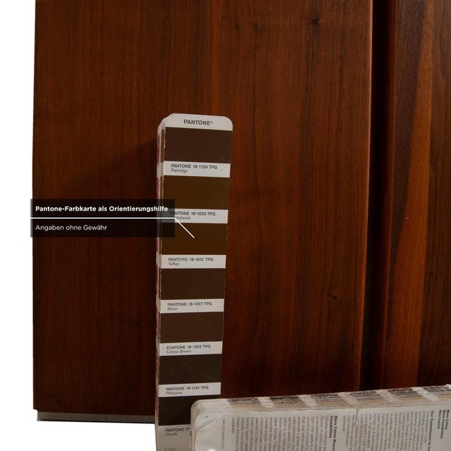 Black Black and Brown Dining Table in Wood and Glass by Rolf Benz For Sale - Image 8 of 11