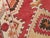 Mid 20th Century Galerie Shabab Collection Mid-20th Century Handmade Turkish Oushak Throw Rug in Red and Ivory For Sale - Image 5 of 9
