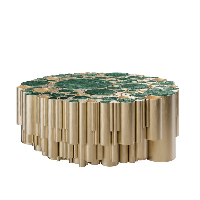 Metal Wanderlust Center Table by Malabar For Sale - Image 7 of 8