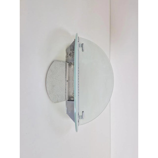 Silver Postmodern Wall Lamp from Metalarte Verte P, Spain, 1990s For Sale - Image 8 of 13