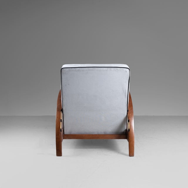 Art Deco Style Convertible Armchair Bed from Cerutti For Sale - Image 9 of 18