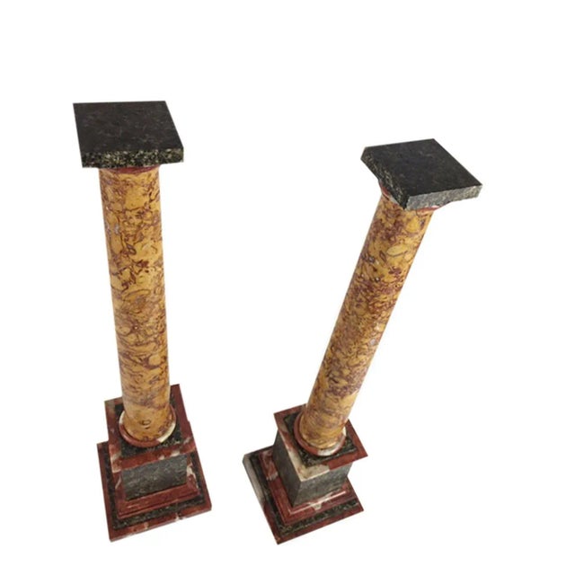 Provenance David J. Bikoff collection, Italy circa 1870 Made with different marbles.