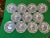 Wedgwood Antique Chinoiserie Blue Willow Shallow Bowls and Plates - A Set of 11 For Sale - Image 12 of 12