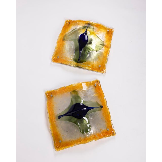 Vintage Murano Glass Wall Lamps by Toni Zocceri for Mazzega, 1960s, Set of 2 For Sale - Image 17 of 17