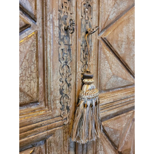 7.5 Feet Tall Rustic Armoire For Sale - Image 9 of 12