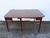 Brown Inlay Extension Console Card Dinette Dining Extension Table 6322 For Sale - Image 8 of 18