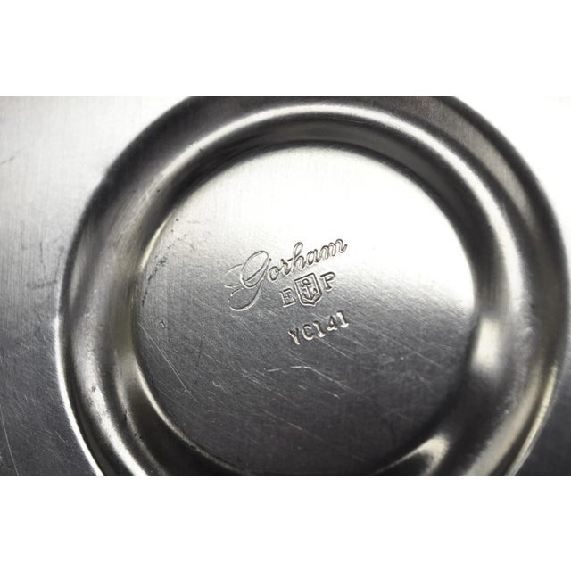 Mid 20th Century Gorham Yc141 Mid Century Modern Silver Plated Reticulating Hinge Ice Bucket For Sale - Image 15 of 16