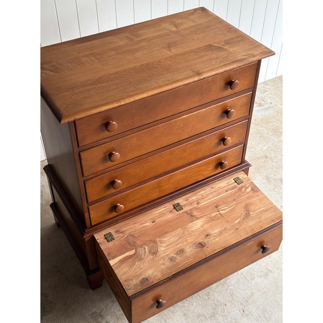 Vintage Chest of Drawers With Hidden Cedar Chest, C. 1940s For Sale In Greensboro - Image 6 of 14