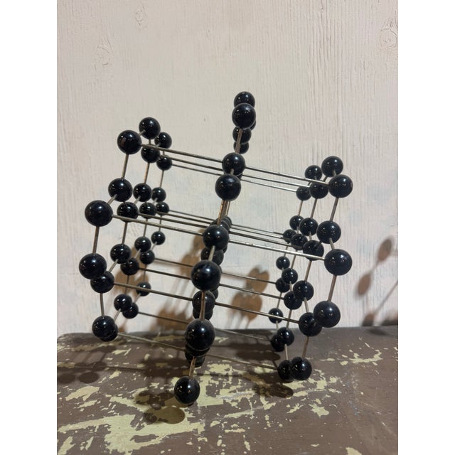 1950s Pair of Atomic Structure for Educational Use of Metal Graphite ...