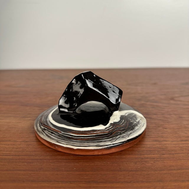 Studio Made Craig Bird Ceramic Vase Urn For Sale - Image 10 of 12