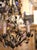 Early 20th Century French Louis XV Four-Light Porcelain Flower Chandelier For Sale In Dallas - Image 6 of 8