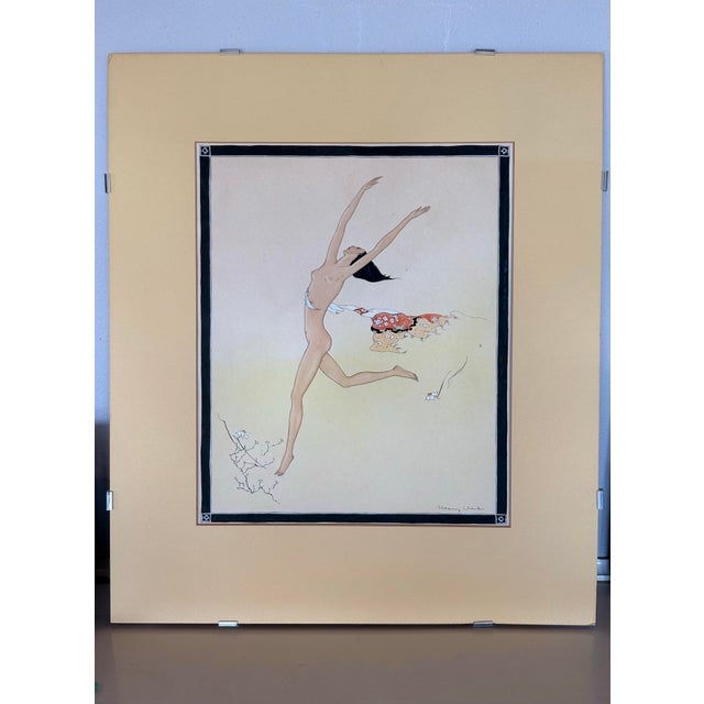 1920’-30’s Art Deco original Illustration signed bt Florenz Clark. Credited to her name is the iconic Jantzen Logo for...