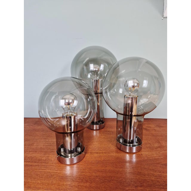 Maxi Globe Ceiling Lights from Raak Amsterdam, 1960, Set of 3 For Sale - Image 13 of 15