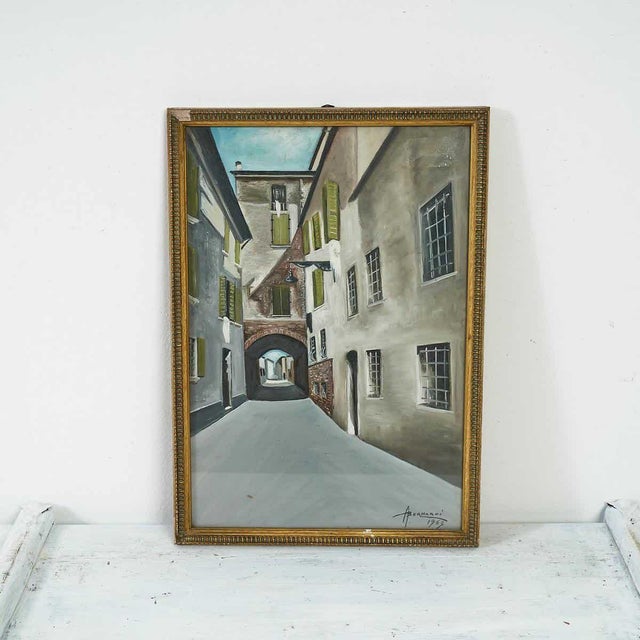Alessandro Bernardi, Bernardini, 1950s, Oil on Board For Sale - Image 6 of 6