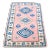 1960s Vintage Pastel Pink Rug For Sale