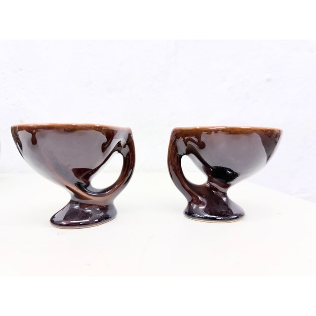 Studio Ceramic Tea Service from Vallauris, France, 1950s, Set of 7 For Sale - Image 6 of 17