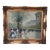 Vintage Impressionist Oil Painting on Canvas “ Paris Streets“ Signed Framed For Sale