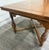 English Vintage Old English Tudor Jacobean Revival Style Oak Draw Leaf Dining Table For Sale - Image 3 of 18