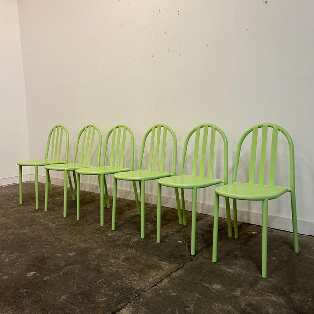 Set of 6 Model 222 Dining Chairs by Robert Mallet-Stevens These are Older Chairs not the new productions from China Just...