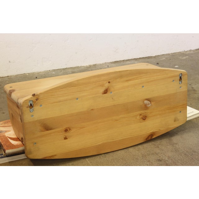 Danish Wall Hanging Bedside Tables in Pine, 1970s-1980s, Set of 2 For Sale - Image 8 of 17