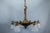 Art Deco French Bronze and Frosted White Glass Six-Light Chandelier, 1920 For Sale - Image 17 of 18