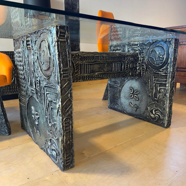 Mid 20th Century Adrian Pearsall for Craft Associated Brutalist ‘Goop’ Collection Dining Room Set For Sale - Image 5 of 12