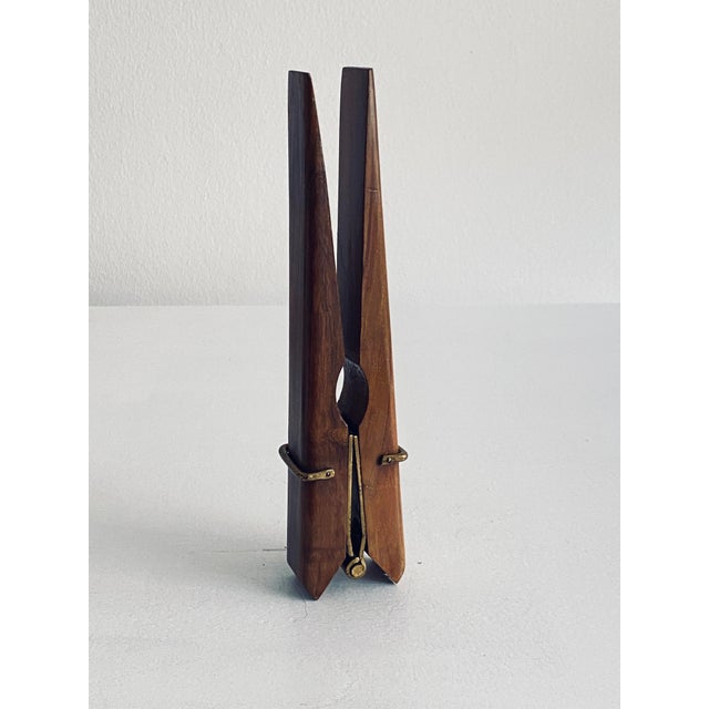 Vintage Nutcracker in Brass and Wood, 1960s For Sale - Image 10 of 15