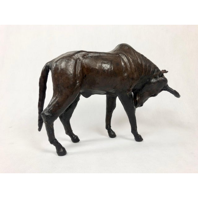 Vintage Papier Mâché Buffalo Figure, 1970s For Sale - Image 4 of 15