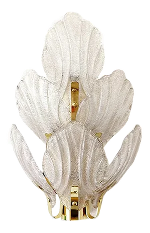 Brass and Murano Glass Sconce, 1960s