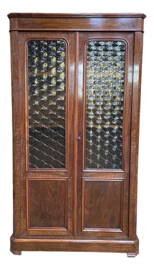 Louis Philippe Bookcase Cabinet in Wood