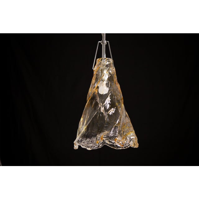 Murano Gold Flush Mount, 1980s For Sale - Image 10 of 13