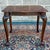 Ethan Allen 1980s Knob Creek Traditional Queen Anne Solid Cherry Side Table With Carvings For Sale - Image 4 of 10