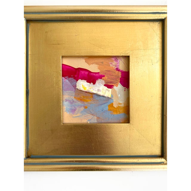 "Heart Ache" Pair of Framed Mini Paintings by Jessalin Beutler For Sale In Seattle - Image 6 of 6