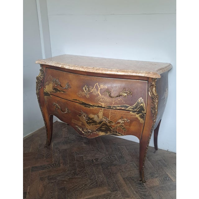 French Chinoiserie Commode by Walter Comelli, 1950 For Sale - Image 13 of 13