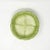 The Mane Lion Handcrafted Italian Radicchio Cabbage Salad Plates, Light Green – Set of Four For Sale In Philadelphia - Image 6 of 6