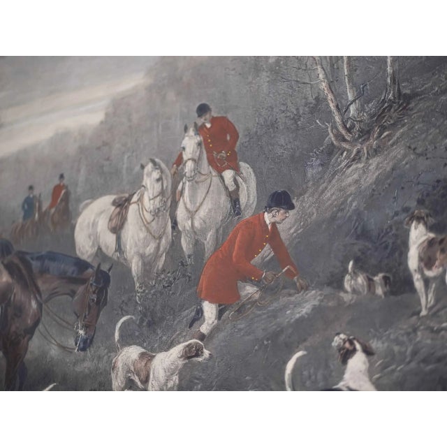 Copperplate Engraving with a Hunting Motif Heywood Hardy Reservé For Sale - Image 7 of 10