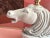 Sky Blue 1950s Ceramic Roman Horse Head Lamp & Shade by Phil-Mar Lamps For Sale - Image 8 of 18