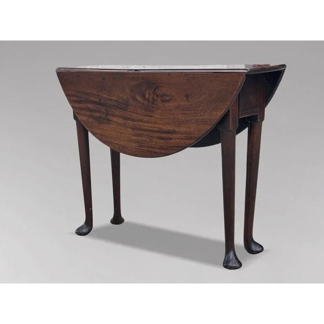 Mid 18th Century George II Mahogany Leaf Table, 1760s For Sale - Image 5 of 6