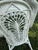 White Vintage Heywood-Wakefield Wicker Rocker For Sale - Image 8 of 9