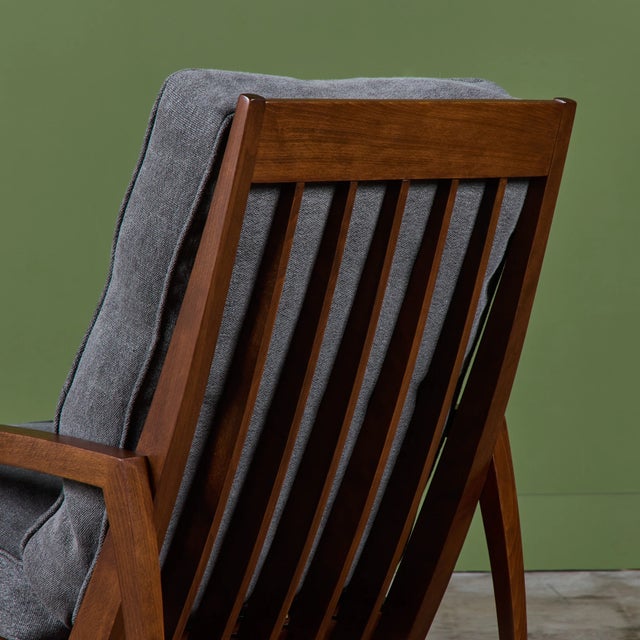 High-Back Lounge Chair by Dan Johnson for Selig For Sale - Image 17 of 17