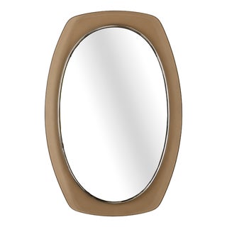 Vintage Mirror with Smoked Glass Frame, 1970s For Sale