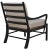 Not Yet Made - Made To Order Kevin Chair in Hand Rubbed Black with Rattan Seat For Sale - Image 5 of 8