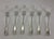 New 1980s Silver Set of 6- Seven Piece Place-Setting, 42 Pieces Rattail. With Case For Sale In New York - Image 6 of 18